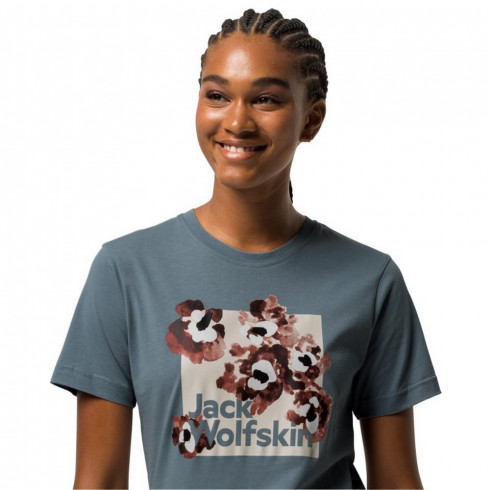 Фото Футболка жіноча Jack Wolfskin FLORELL BOX T W 1809051_1282 - зображення 4