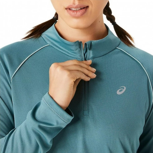 Фото Жіночий лонгслів Asics ICON 1/2 ZIP LS TOP 2012C867-400 - зображення 2