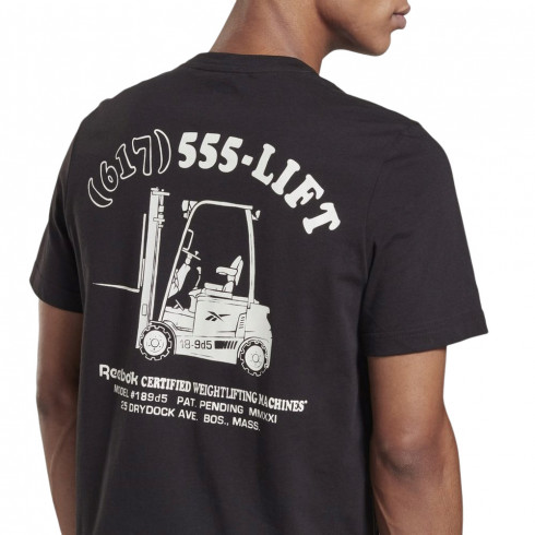 Фото Чоловіча футболка Reebok WEIGHTLIFTING NOVELTY GRAPHIC GS4223 - зображення 5