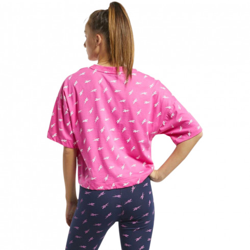 Фото Футболка жіноча Reebok TE AOP Vector Tee GJ0671 - зображення 4