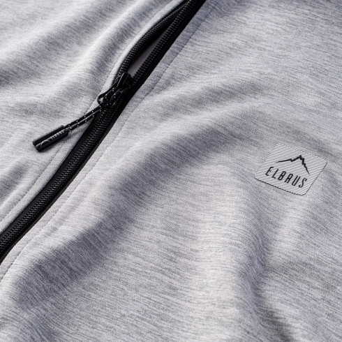 Фото Чоловіча спортивна кофта ELBRUS MAMORE-LIGHT GREY MELANGE - зображення 4
