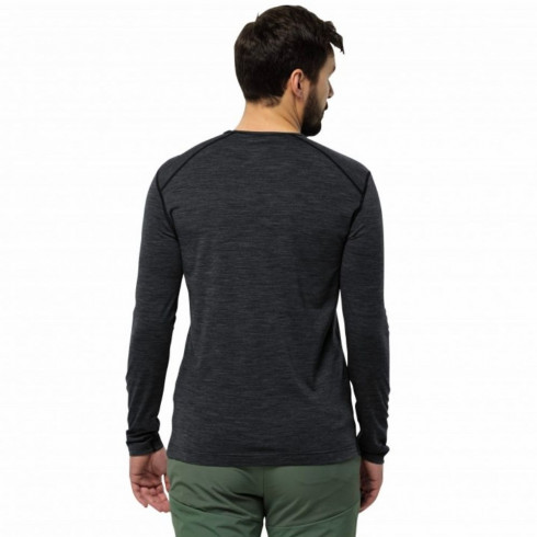 Фото Чоловічий лонгслів Jack Wolfskin KAMMWEG L/S M 1809461_6350 - зображення 2