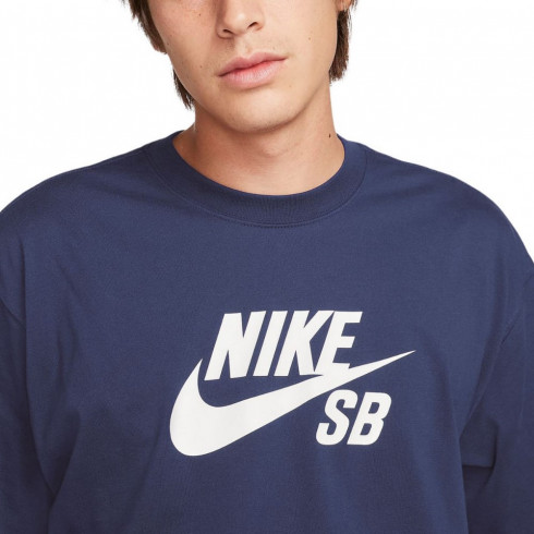 Фото Чоловіча футболка Nike Sb Logo Skate T-Shirt White CV7539-411 - зображення 3