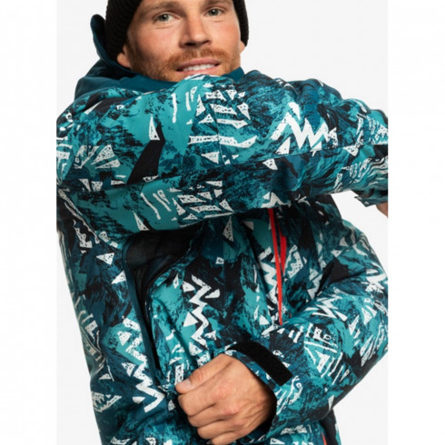 Фото Чоловіча гірськолижна куртка Quiksilver MORTON JK EQYTJ03430-BLUE - зображення 5