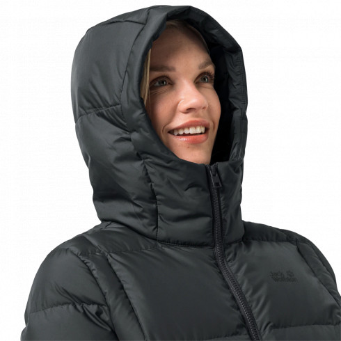 Фото Напівпальто жіноче пухове Jack Wolfskin FROZEN LAKE COAT W 1206131_6000 - зображення 4