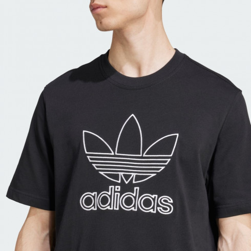 Фото Чоловіча футболка Adidas Adicolor Outline Trefoil Originals JP1088 - зображення 6
