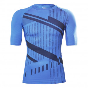 Чоловіча футболка Reebok PRINTED COMPRESSION TOP GJ6378