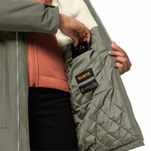 Фото Напівпальто жіноче Jack Wolfskin ROCKY POINT PARKA 1109373_4550 - зображення 6