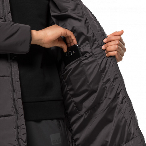 Фото Напівпальто жіноче Jack Wolfskin EISBACH COAT W 1206981_6350 - зображення 5