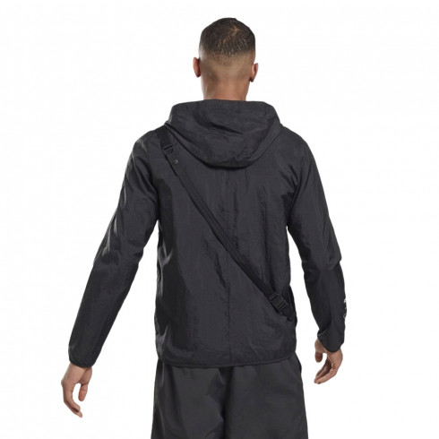 Чоловіча куртка Reebok Road Trip Woven Packable GT3253 - зображення 2 Фото Чоловіча куртка Reebok Road Trip Woven Packable GT3253 - зображення 2