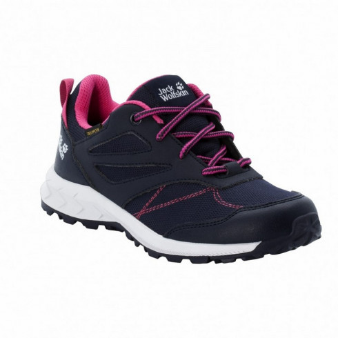 Фото Дитячі напівчеревики Jack Wolfskin WOODLAND TEXAPORE LOW K 4042162_8333 - зображення 5