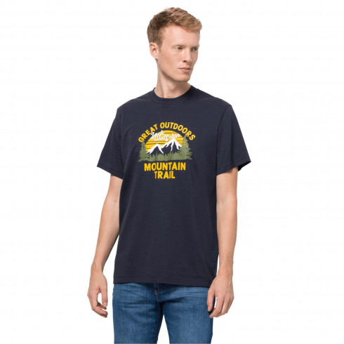 Фото Футболка Jack Wolfskin JW MOUNTAIN TRAIL T M 1808401_1010 - зображення 2