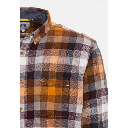 Фото Чоловіча сорочка з довгим рукавом Camel Active Longsleeve Shirt 409118-8S58-67 - зображення 3