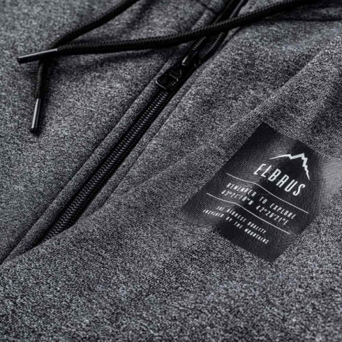 Фото Толстовка ELBRUS CHIANO WOS-DK GREY MELNG/BLK - зображення 6