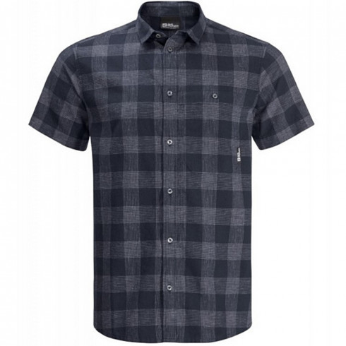 Фото Теніска чоловіча Jack Wolfskin HIGHLANDS SHIRT M 1403412_7630 - зображення 4