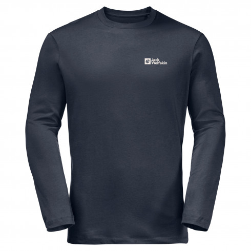 Чоловіча футболка з довгим рукавом Jack Wolfskin ESSENTIAL LONGSLEEVE M 1808821_1010 - зображення 3 Фото Чоловіча футболка з довгим рукавом Jack Wolfskin ESSENTIAL LONGSLEEVE M 1808821_1010 - зображення 3