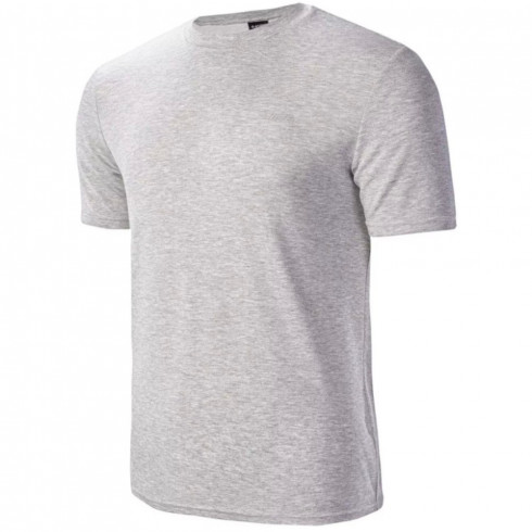 Фото Чоловіча футболка HI-TEC LOFE-LIGHT GREY MELANGE - зображення 2