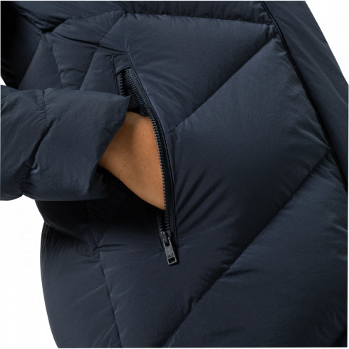 Фото Напівпальто жіноче пухове Jack Wolfskin MARIENPLATZ COAT W 1206971_1010 - зображення 5