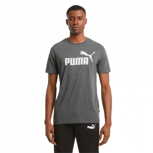 Фото Чоловіча футболка PUMA ESS HEATHER TEE 58673601 - зображення 2