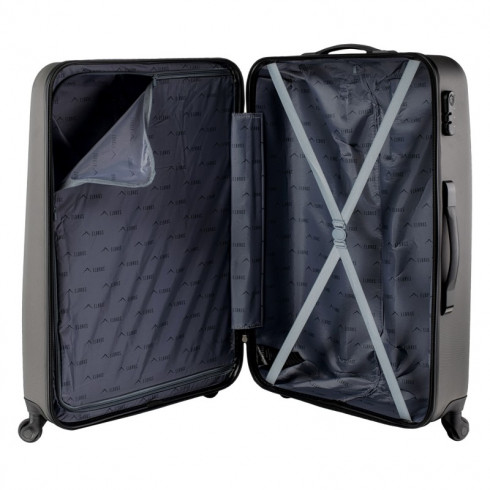 Фото Валіза ELBRUS DUBLIN 109-BROWN GREY - зображення 7