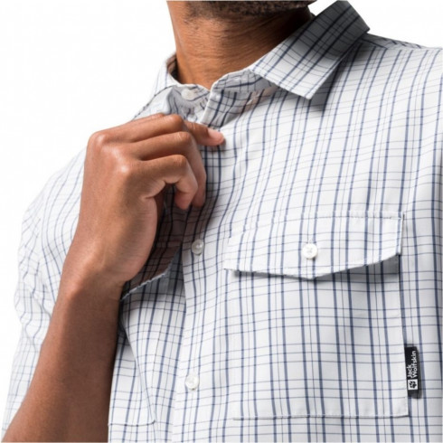 Фото Теніска чоловіча синтетична Jack Wolfskin THOMPSON SHIRT MEN 1401043_5159 - зображення 3