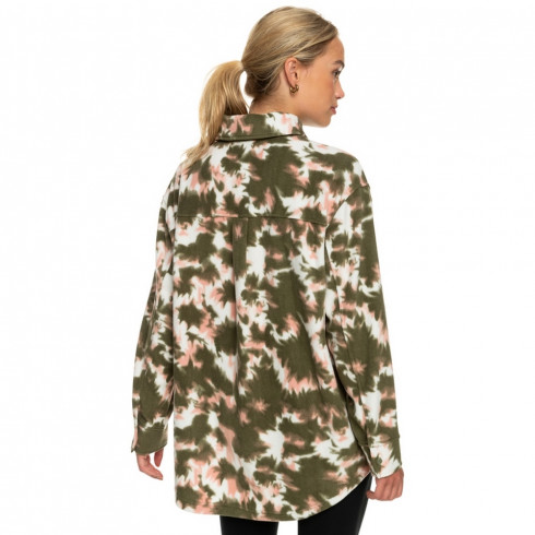 Фото Жіноча флісова сорочка ROXY BECAUSE THE PRD J PLFL ERJPF03115-TPC6 - зображення 2