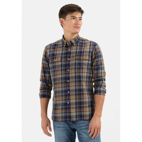 Фото Чоловіча сорочка з довгим рукавом Camel Active Longsleeve Shirt 409119-8S19-55 - зображення 5