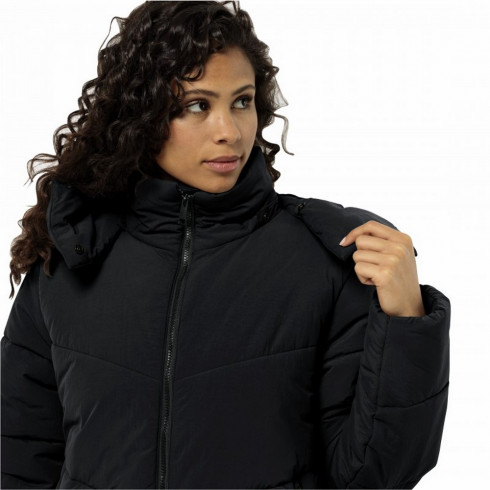 Фото Жіноче напівпальто Jack Wolfskin KAROLINGER LONG COAT W 1207481_6350 - зображення 6