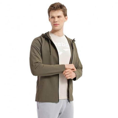 Фото Чоловіча спортивна кофта Reebok Performance Woven Zip Up H44117 - зображення 2