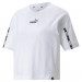 Фото Жіноча футболка PUMA POWER TAPE CROPPED TEE 84711602 - зображення 1