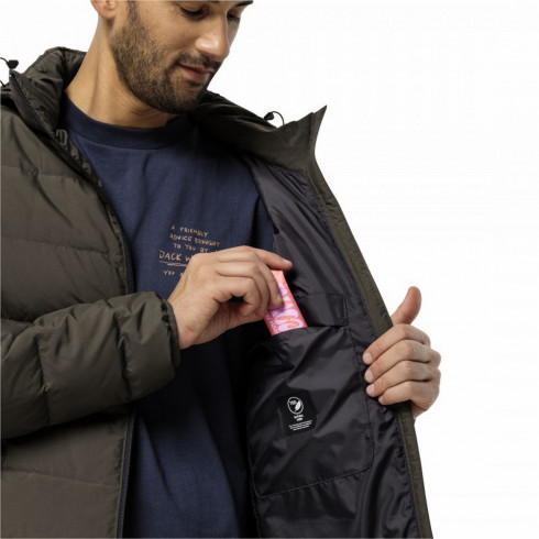 Фото Чоловічий прошитий пуховик Jack Wolfskin COLONIUS JKT M 1207431_5719 - зображення 6