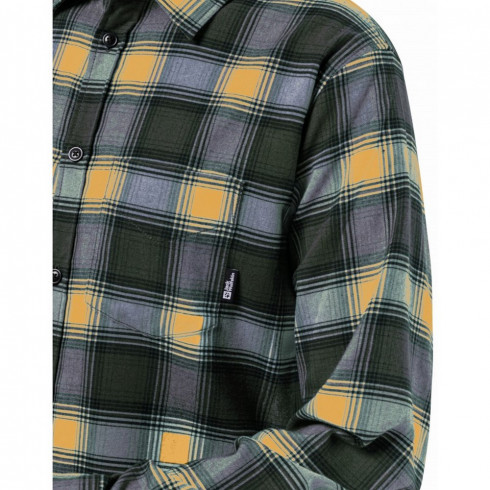 Чоловіча сорочка з довгим рукавом Jack Wolfskin WANDERWEG SHIRT M 1403801_C0410 - зображення 3 Фото Чоловіча сорочка з довгим рукавом Jack Wolfskin WANDERWEG SHIRT M 1403801_C0410 - зображення 3