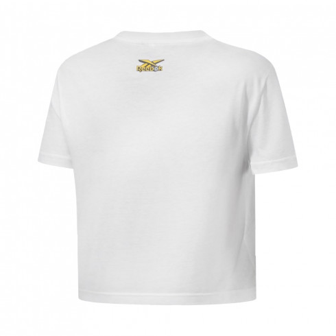 Жіноча футболка Reebok Cropped Minion GL5579 - зображення 4 Фото Жіноча футболка Reebok Cropped Minion GL5579 - зображення 4