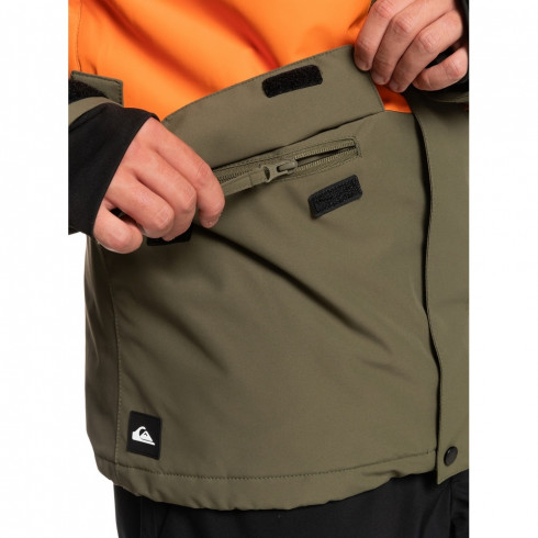 Фото Чоловіча зимова куртка Quiksilver MISSION BLOCK M SNJT EQYTJ03379-CRE0 - зображення 6