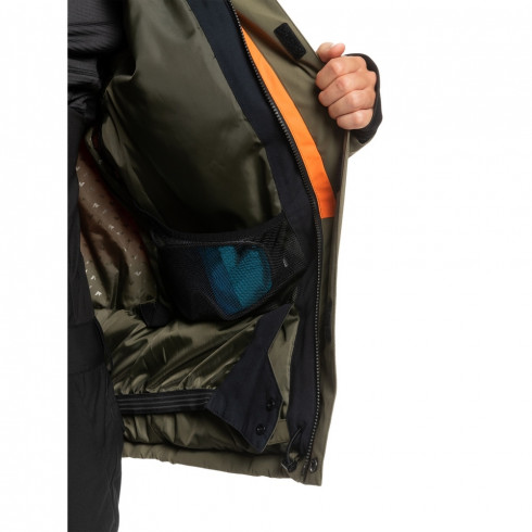 Фото Чоловіча зимова куртка Quiksilver MISSION BLOCK M SNJT EQYTJ03379-CRE0 - зображення 3