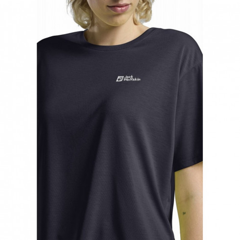 Жіноча футболка Jack Wolfskin VONNAN CROP T W A63932_1388 - зображення 5 Фото Жіноча футболка Jack Wolfskin VONNAN CROP T W A63932_1388 - зображення 5