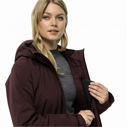 Фото Жіноче напівпальто JACK WOLFSKIN HEIDELSTEIN INS JKT W 1115681_2866 - зображення 4