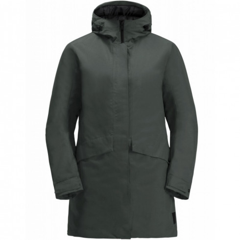 Фото Жіноче напівпальто Jack Wolfskin TEMPELHOF COAT W 1116151_4136 - зображення 6