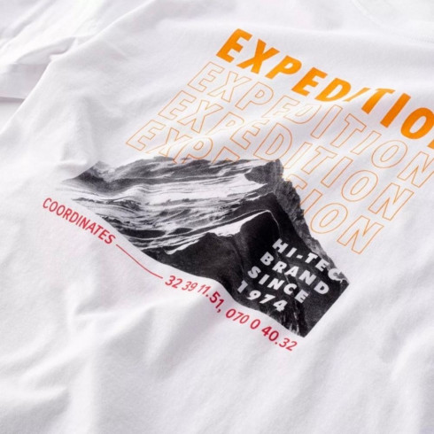 Фото Чоловіча футболка HI-TEC ELON-WHITE - зображення 4