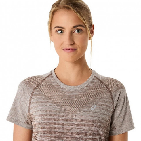 Фото Жіноча спортивна футболка Asics SEAMLESS SHORT SLEEVE TOP 2012C385-022 - зображення 6