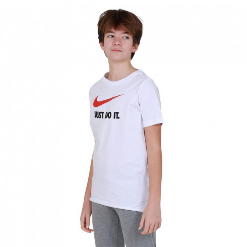 Фото Дитяча футболка Nike B NSW TEE JDI SWOOSH AR5249-100 - зображення 4