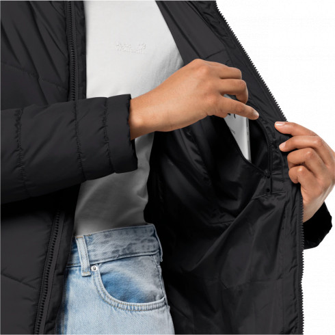 Фото Напівпальто жіноче Jack Wolfskin NORTH YORK COAT W 1205501_6000 - зображення 3