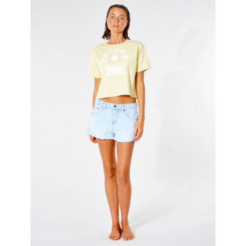 Фото Жіноча футболка Rip Curl PLAYABELLA CROP TEE GTENZ9-4094 - зображення 2