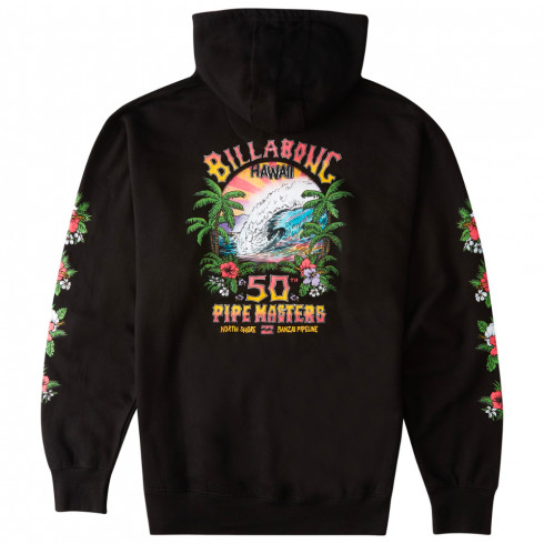 Фото Чоловіче худі Billabong PIPE TUBE ART PO V1HO02-BLAC - зображення 2