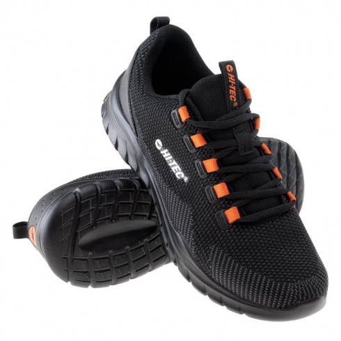 Фото Чоловічі повсякденні кросівки HI-TEC HERAMI-BLACK/DARK GREY/ORANGE - зображення 5