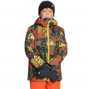 Дитяча зимова куртка Quiksilver MSN PRINTED YTH B SNJT EQBTJ03148-NZE6