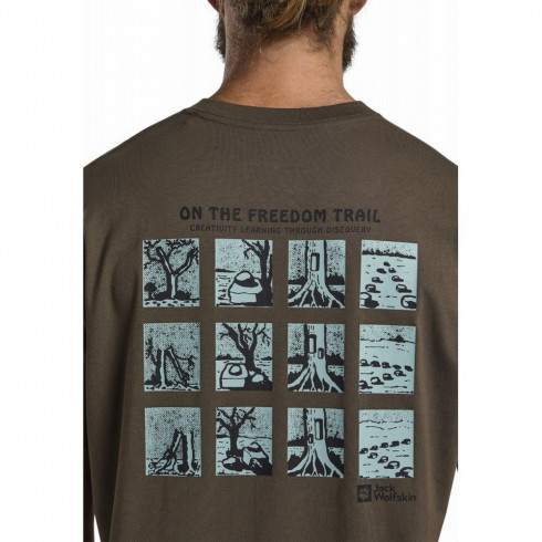 Фото Чоловіча футболка Jack Wolfskin TRAILBLAZER T M A63857_T0288 - зображення 3