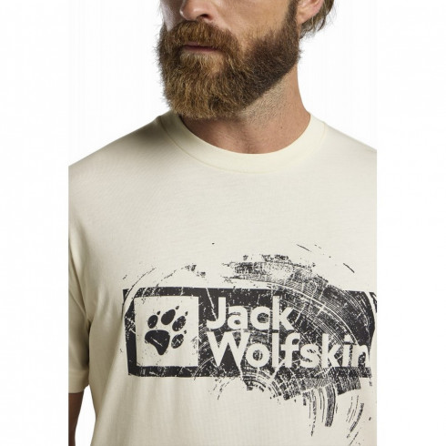 Чоловіча футболка Jack Wolfskin BRAND T M A64116_T0296 - зображення 2 Фото Чоловіча футболка Jack Wolfskin BRAND T M A64116_T0296 - зображення 2