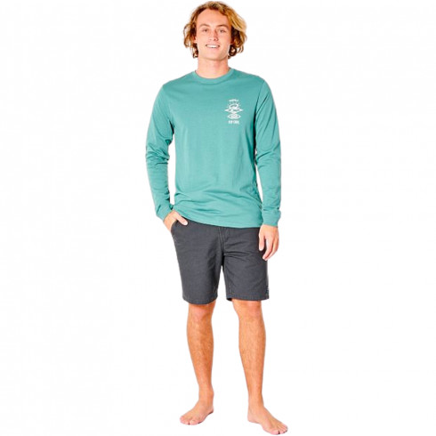 Фото Чоловіча футболка з довгим рукавом Rip Curl SEARCH ICON L/S TEE CTESF9-8088 - зображення 2