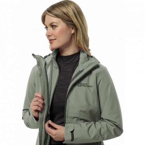 Жіноча куртка 3 в 1 Jack Wolfskin MOONRISE 3IN1 JKT W 1115621_4137 - зображення 5 Фото Жіноча куртка 3 в 1 Jack Wolfskin MOONRISE 3IN1 JKT W 1115621_4137 - зображення 5